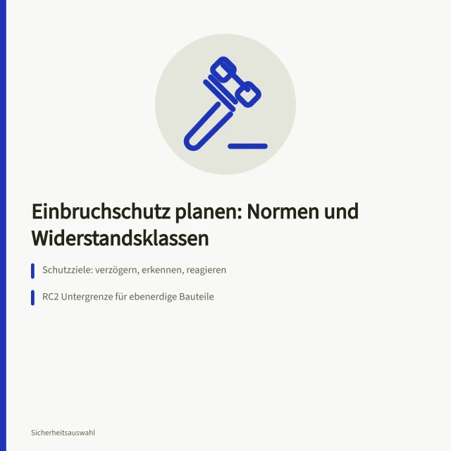 RC3-Einbruchschutztür mit Mehrfachverriegelung und Sicherheitsbeschlag im Gewerbeobjekt. Einbruchschutz planen mit Normen und Maßnahmen für Gewerbeobjekte