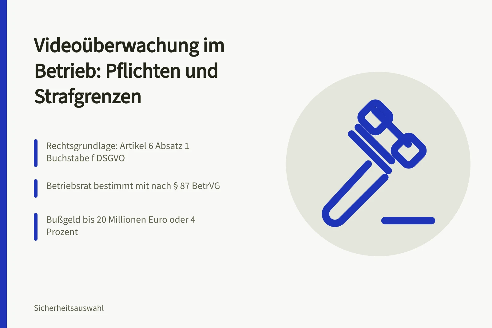 Videoüberwachung im Betrieb: DSGVO, Mitbestimmung und Bußgelder im Überblick
